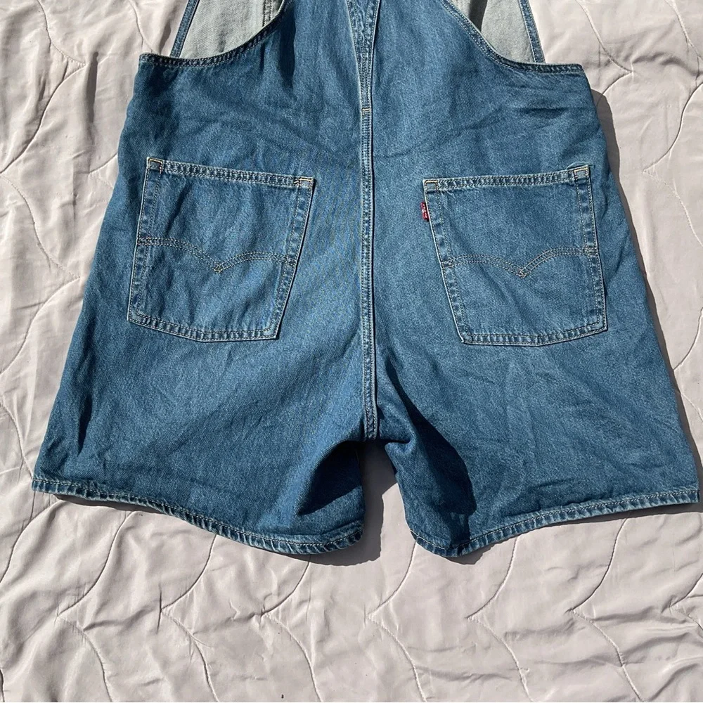 Vintage Levi's Blue Denim Women's Shortalls XL
